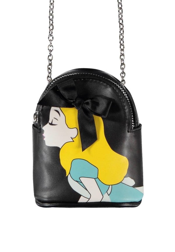 ALICE AUX PAYS DES MERVEILLES - Micro Sac 6.5x10.5x13cm