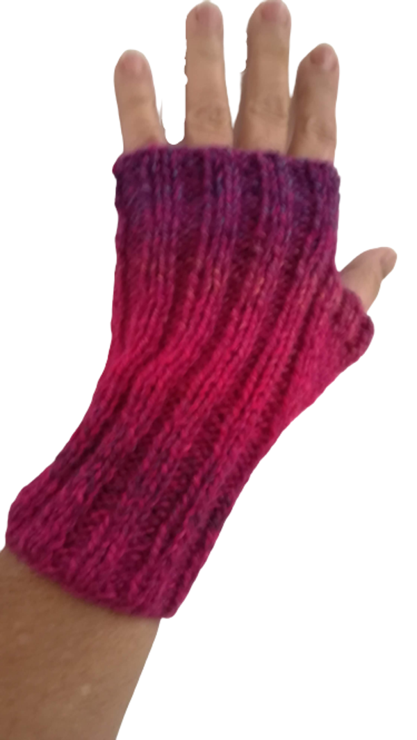 Fingerless gloves - Red Merle 2
