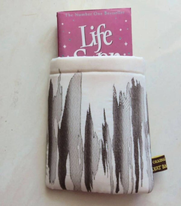 Double sided book sleeve