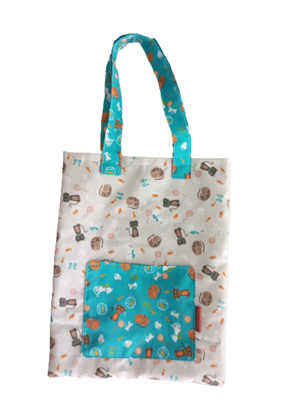 Foldable shopping bag - cats