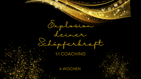1:1 Coaching 👑 Explosion deiner Schöpferkraft/12 Wochen/EXPLOSIV