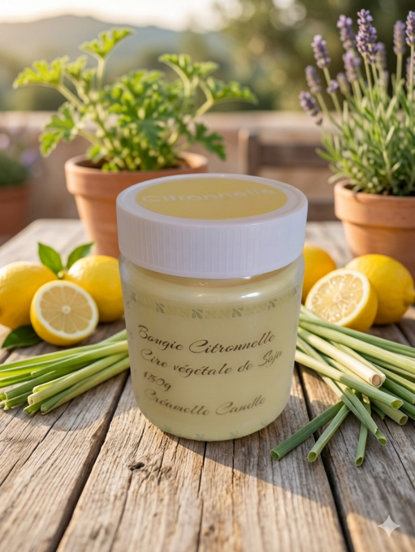 Bougie à la citronnelle