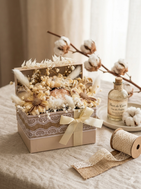 Bouquet parfumé Fleur de Coton