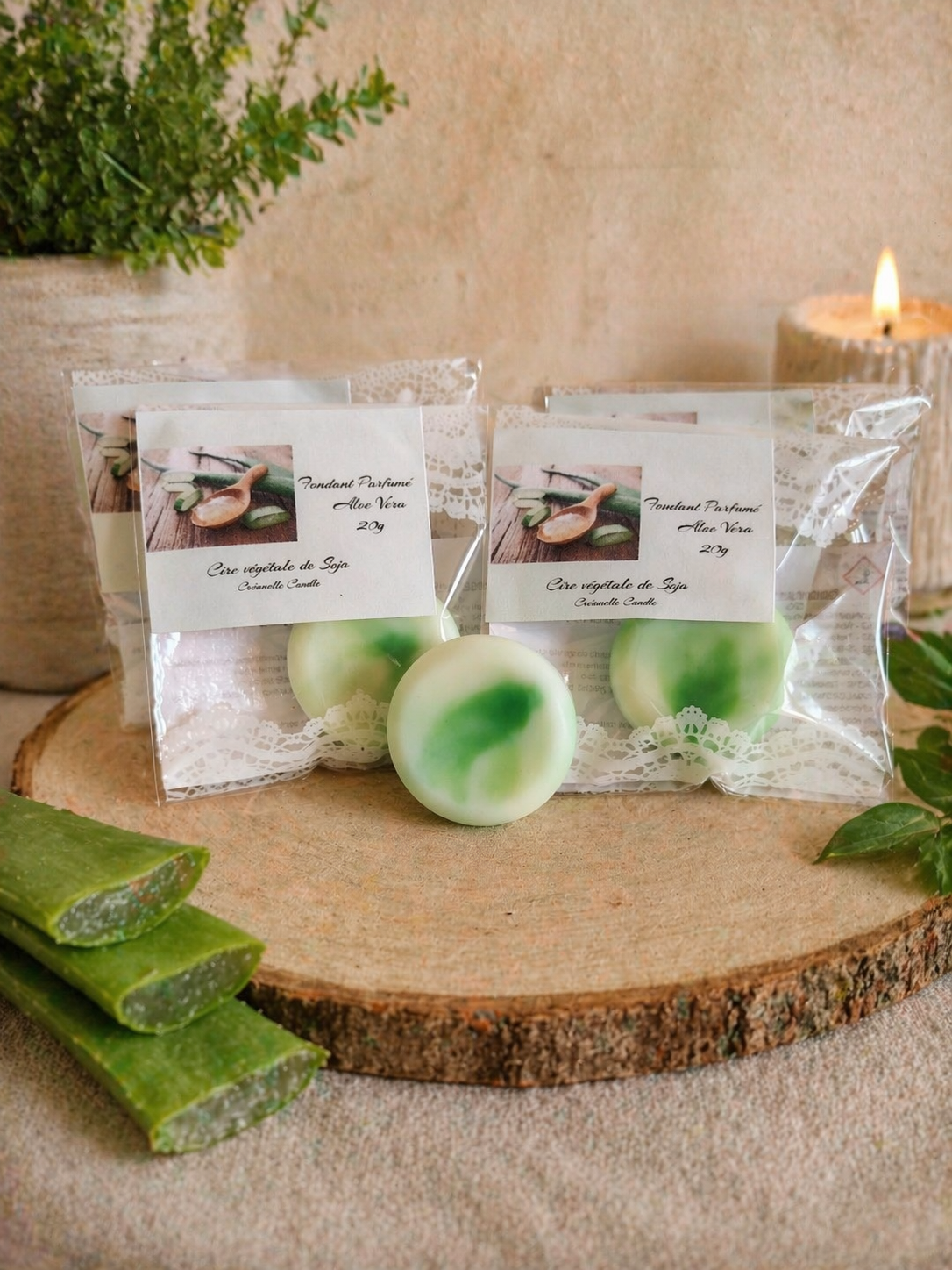 Fondants parfumés Aloe Vera