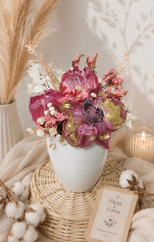 Bouquet parfumé Fleur de Coton