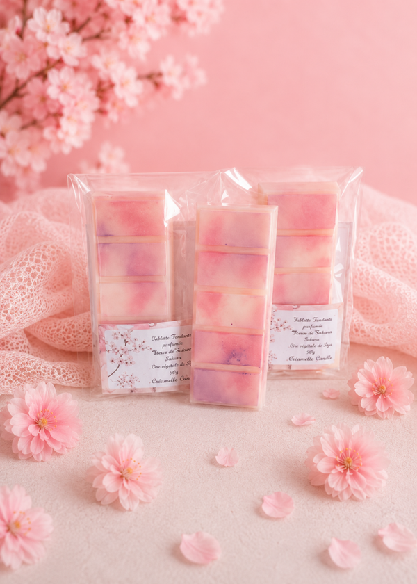 Tablette fondante Fleur de Sakura