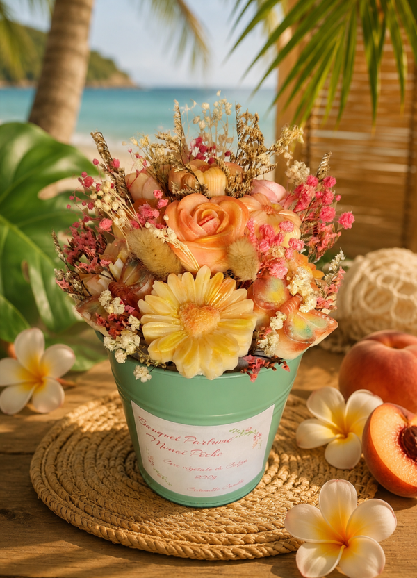 Bouquet parfumé Monoï Pêche