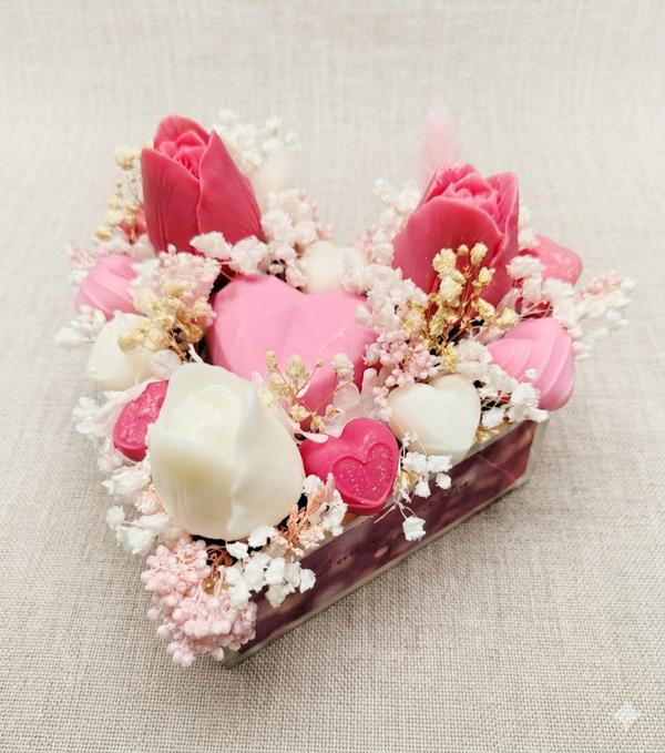 Bouquet de cœurs, parfumé Pomme d'amour