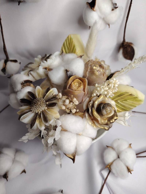 Bouquet Parfumé Fleur de Coton
