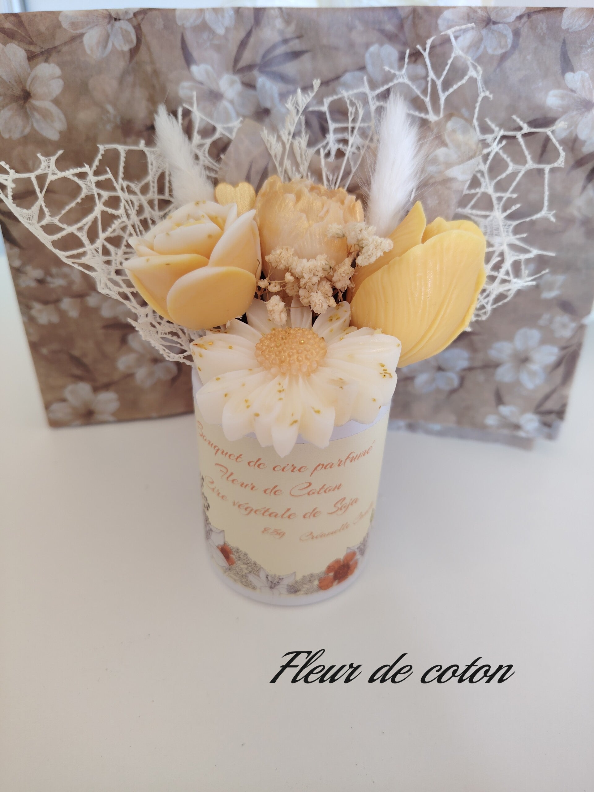 Bouquet de cire parfumé