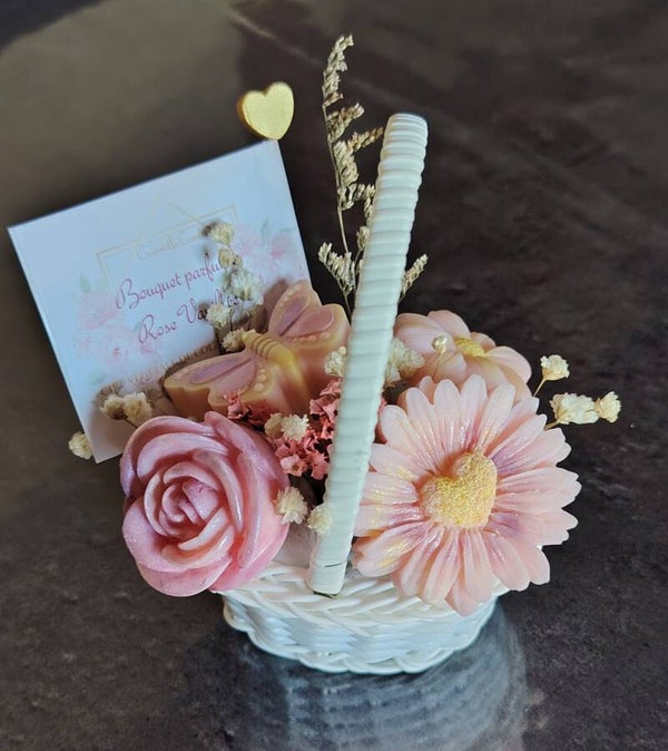 Bouquet parfumé Rose Vanillée