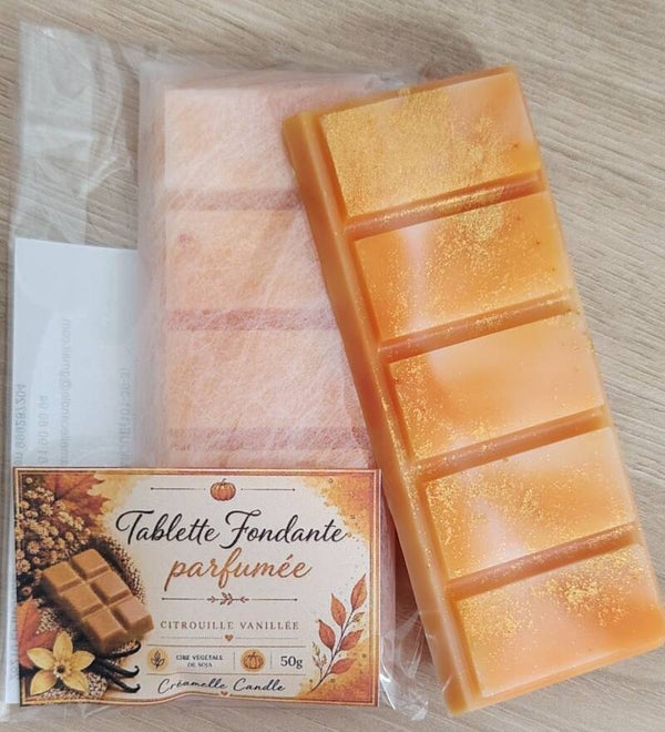 Tablette de Fondante Citrouille Vanillée