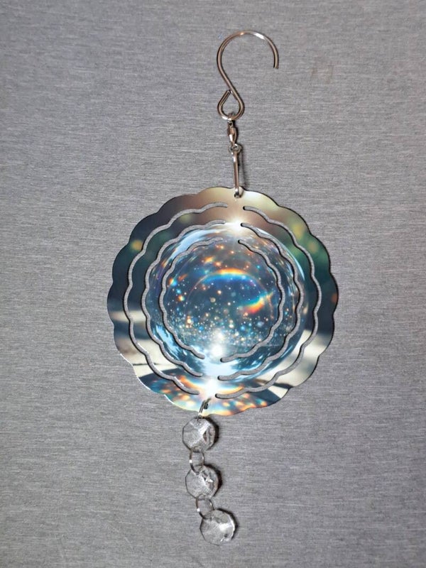 4 inch prism wind spinner