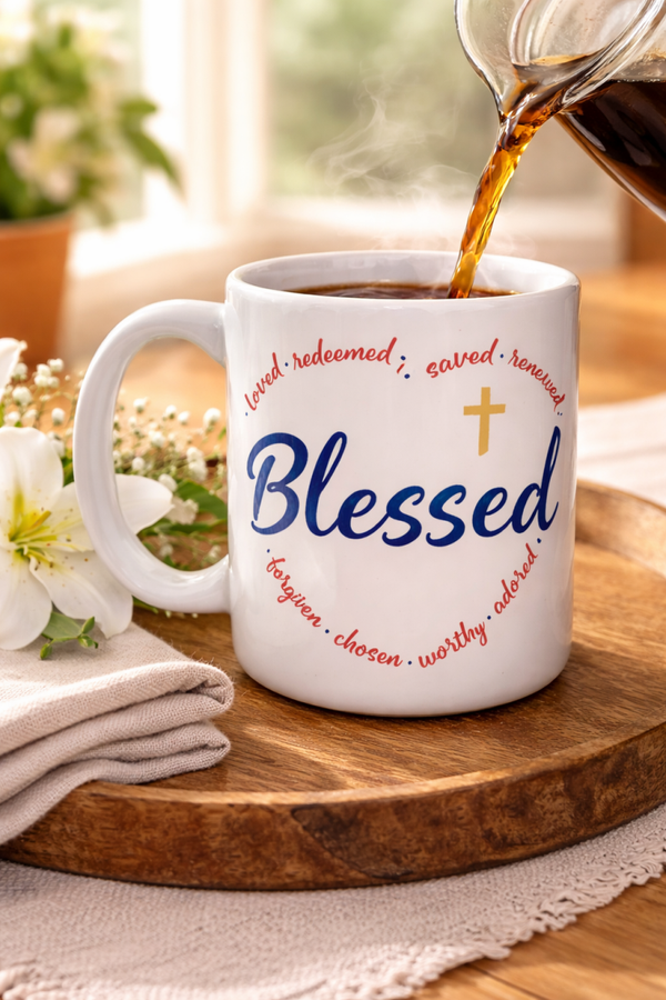 15oz Coffee Mug Blessed