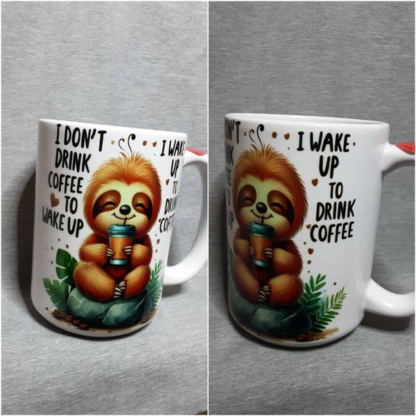 15 oz Sloth Coffee Mug