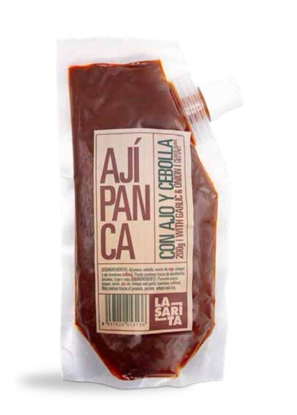 Ají Panca Pasta met knoflook en ui – 200g “La Sarita” Vegan Friendly 🌱