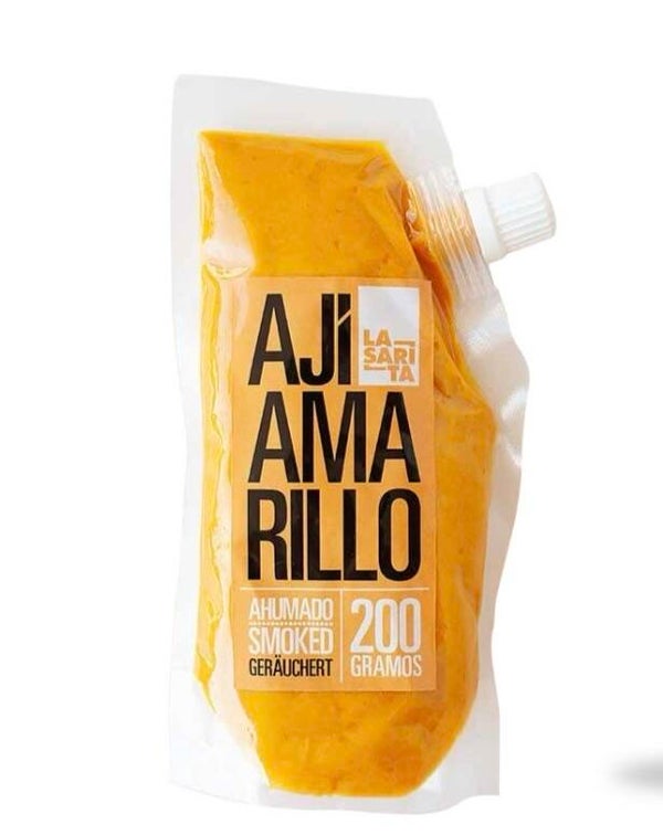 Gerookte Ají Amarillo Peperpasta – 1kg “La Sarita” Vegan friendly 🌱