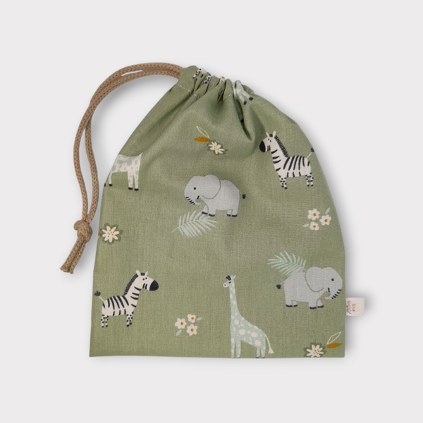 Cadeauzakje diertjes groen