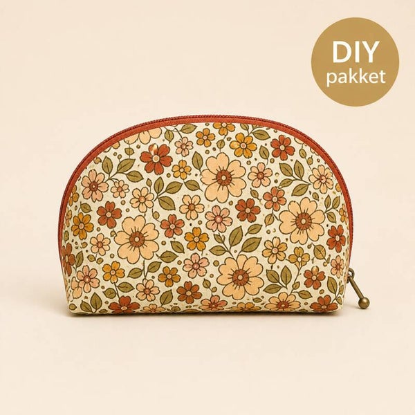 DIY Naaipakket Etui – retro bloemen