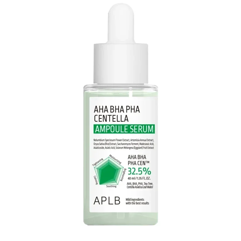APLB – Sérum en ampoule AHA BHA PHA Centella – 40 ml