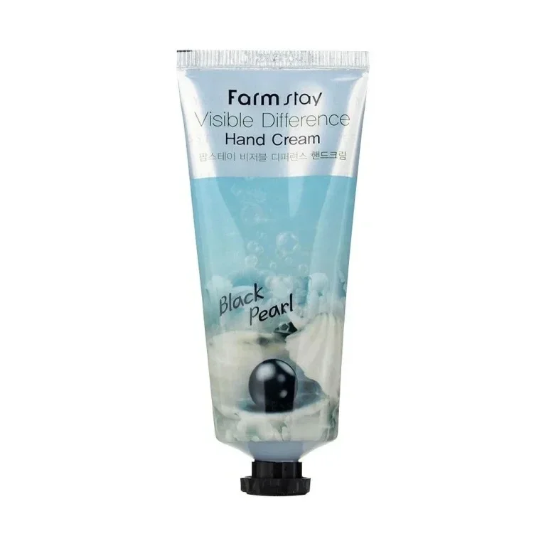 Farmstay – Crème Mains Visible Difference Perle Noire – 100 ml