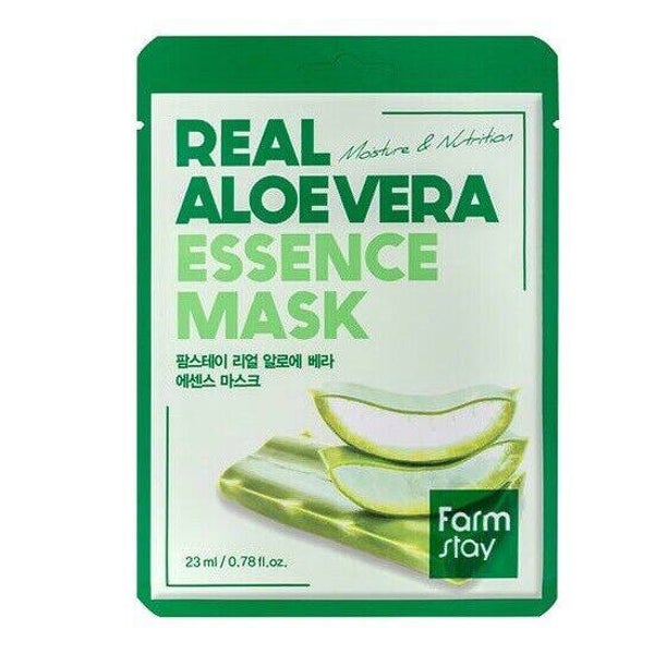 Farmstay – Masque visage à l'aloe vera véritable – 23 ml