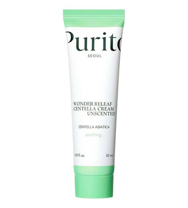 PURITO – Crème Wonder Releaf Centella sans parfum, 50 ml