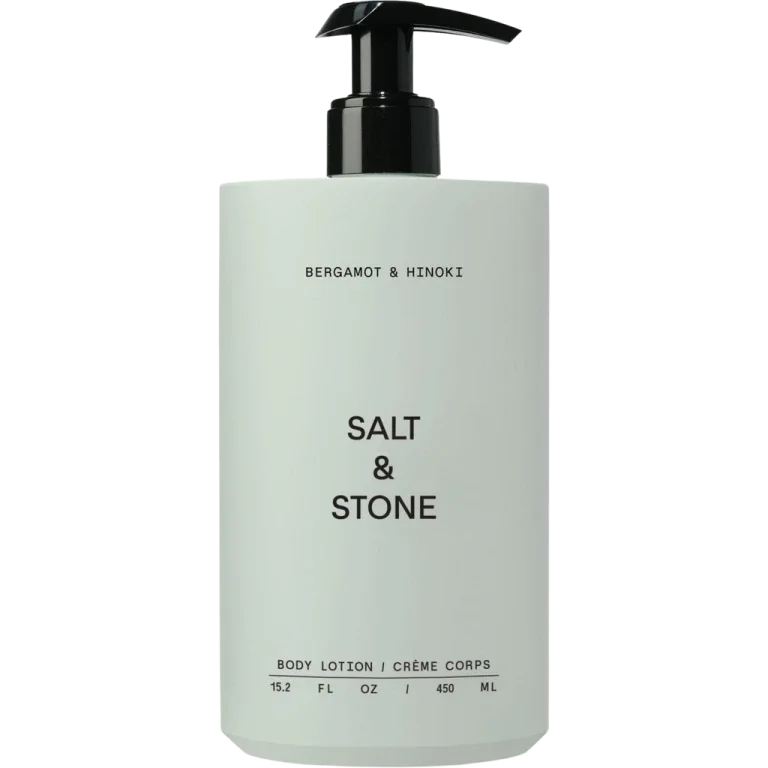 SALT & STONE – Lait corporel Bergamote & Hinoki, 206 ml