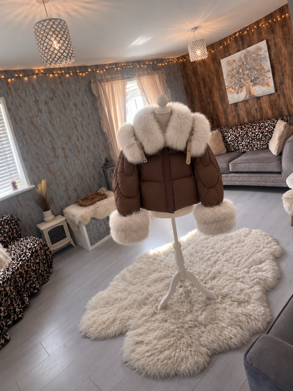 Ladies Fox Fur Coat
