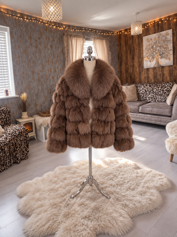 Ladies Fox Fur Coat