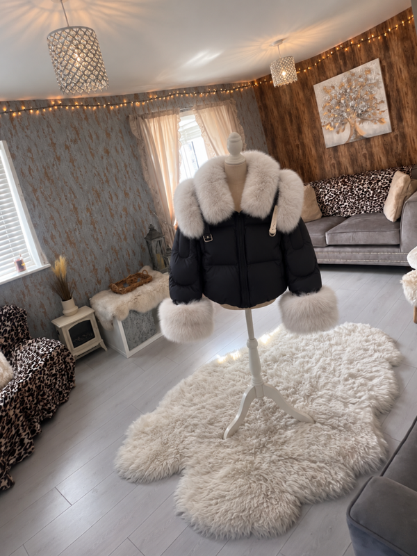 Ladies Fox Fur Coat
