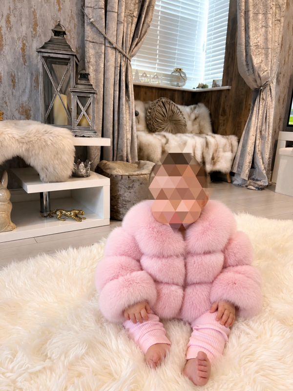 Baby/Child Fox Fur Coat
