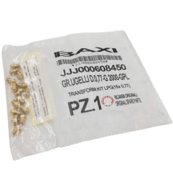 KIT 15 UGELLI D. 0,77 GPL + MOLLA BAXI COD: 0608450