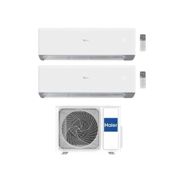 CONDIZIONATORE HAIER REVIVE DUAL SPLIT 9+12 GAS R32 + WIFI INTEGRATO