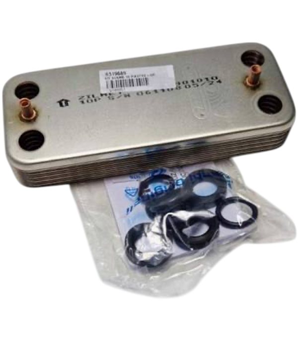 SCAMBIATORE SANITARIO A 10 PIASTRE + oring SIME COD:6319689