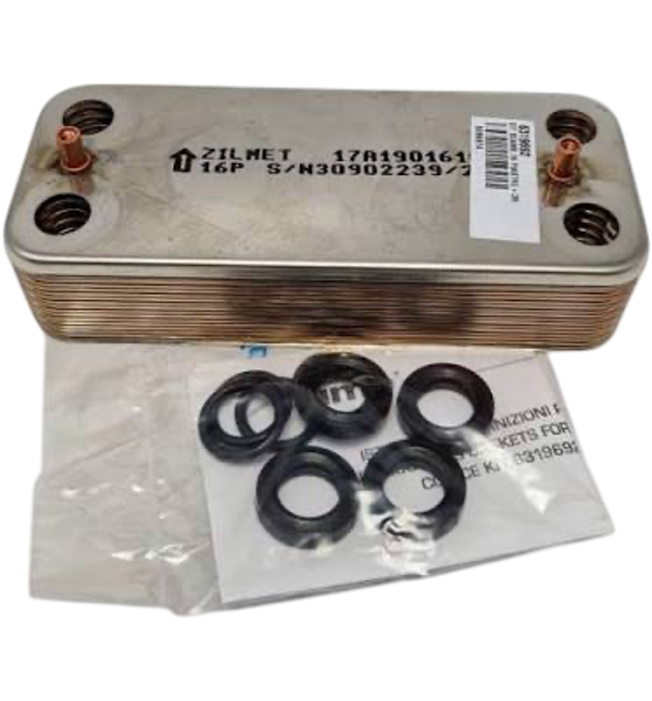 SCAMBIATORE SANITARIO A 16 PIASTRE CON ORING SIME COD:6319692