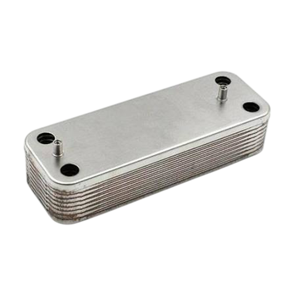 SCAMBIATORE SANITARIO A 14 PIASTRE interasse 16,7 cm BAXI COD:711613000