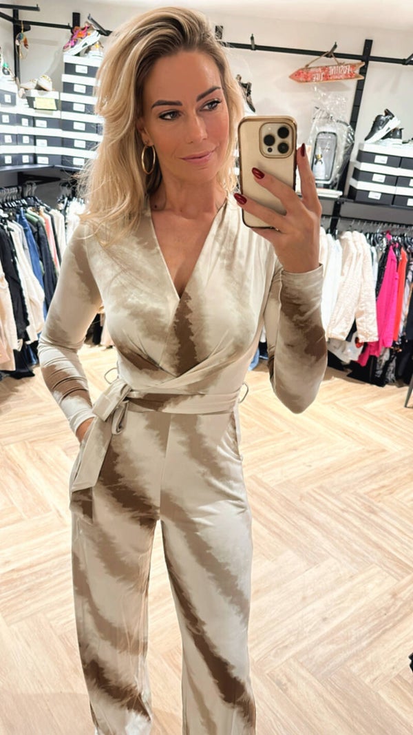 TRAVEL JUMPSUIT COFFEE