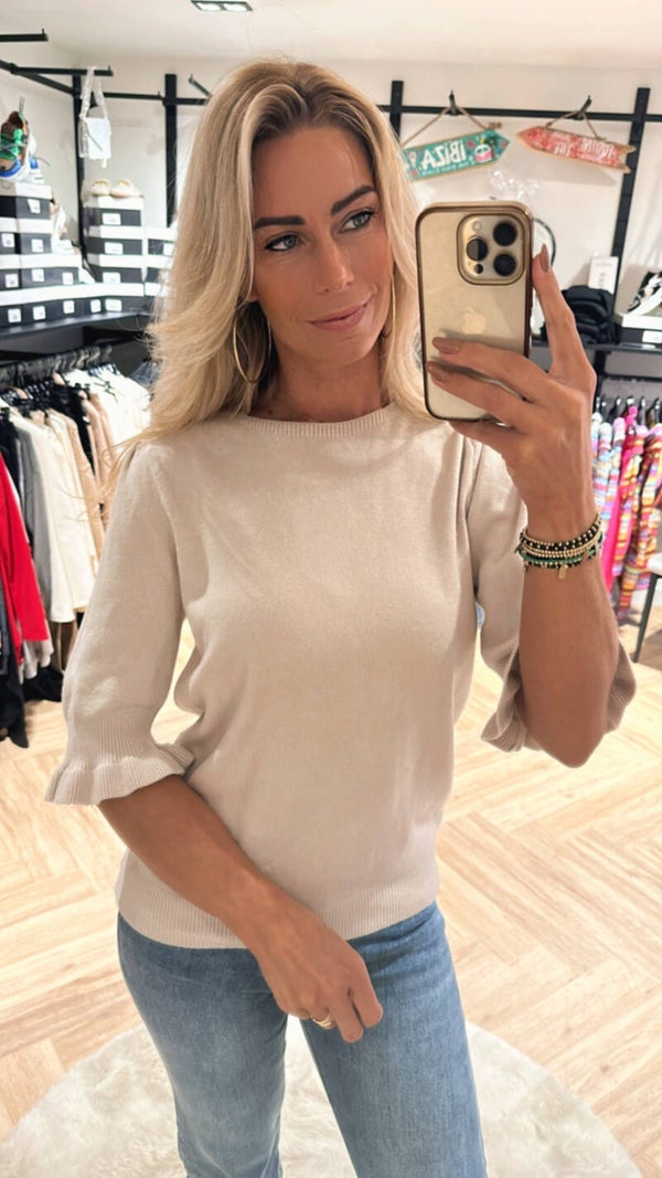 SPRING TOP BEIGE