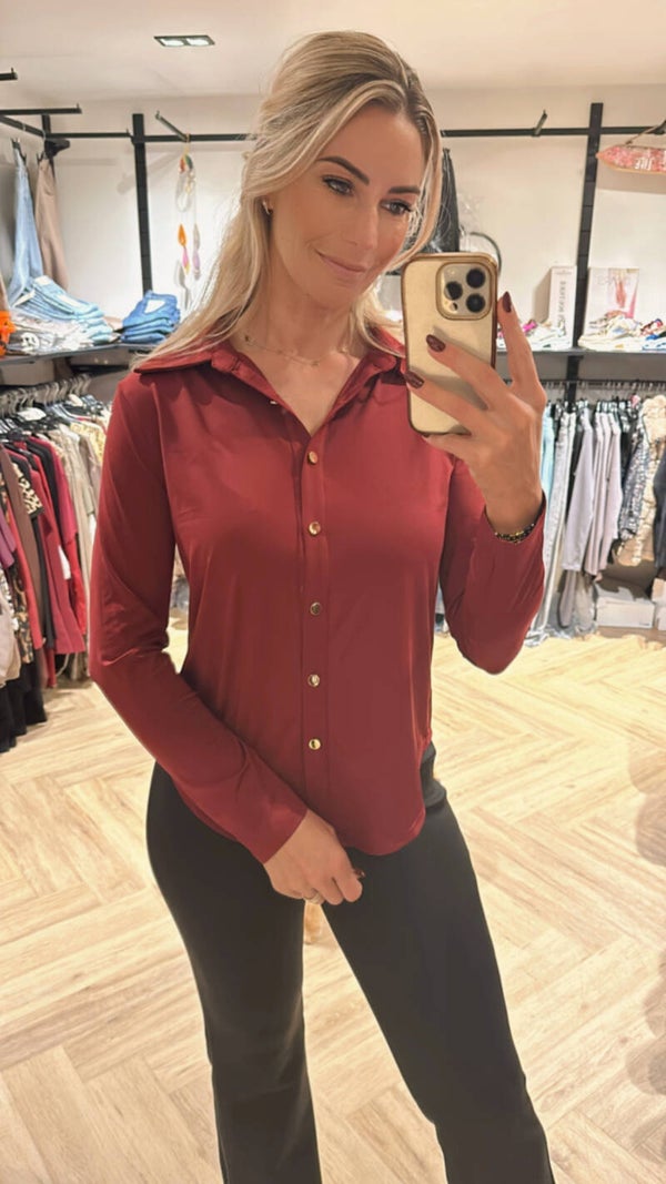TRAVEL BLOUSE BORDEAUX