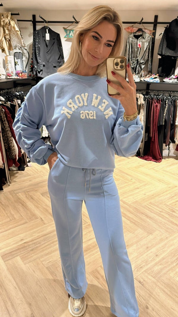 AMBIKA NEW YORK SET BABYBLAUW