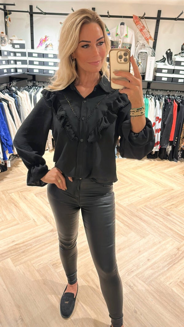 HELLO MISS FAKELEATHER PANTS