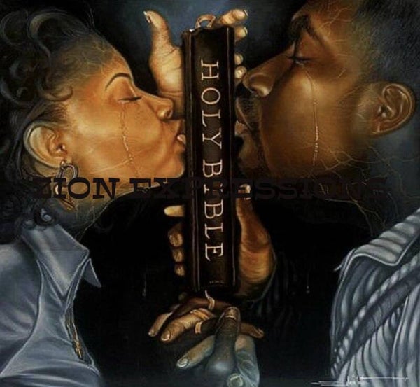 Husband & Wife Loving the Word Poster