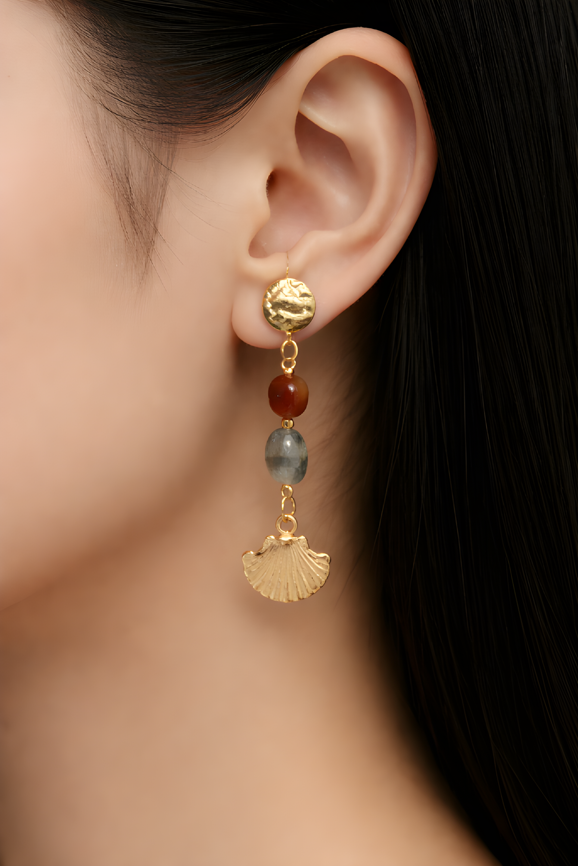 Boucles d'oreilles en pierres naturelles🌹