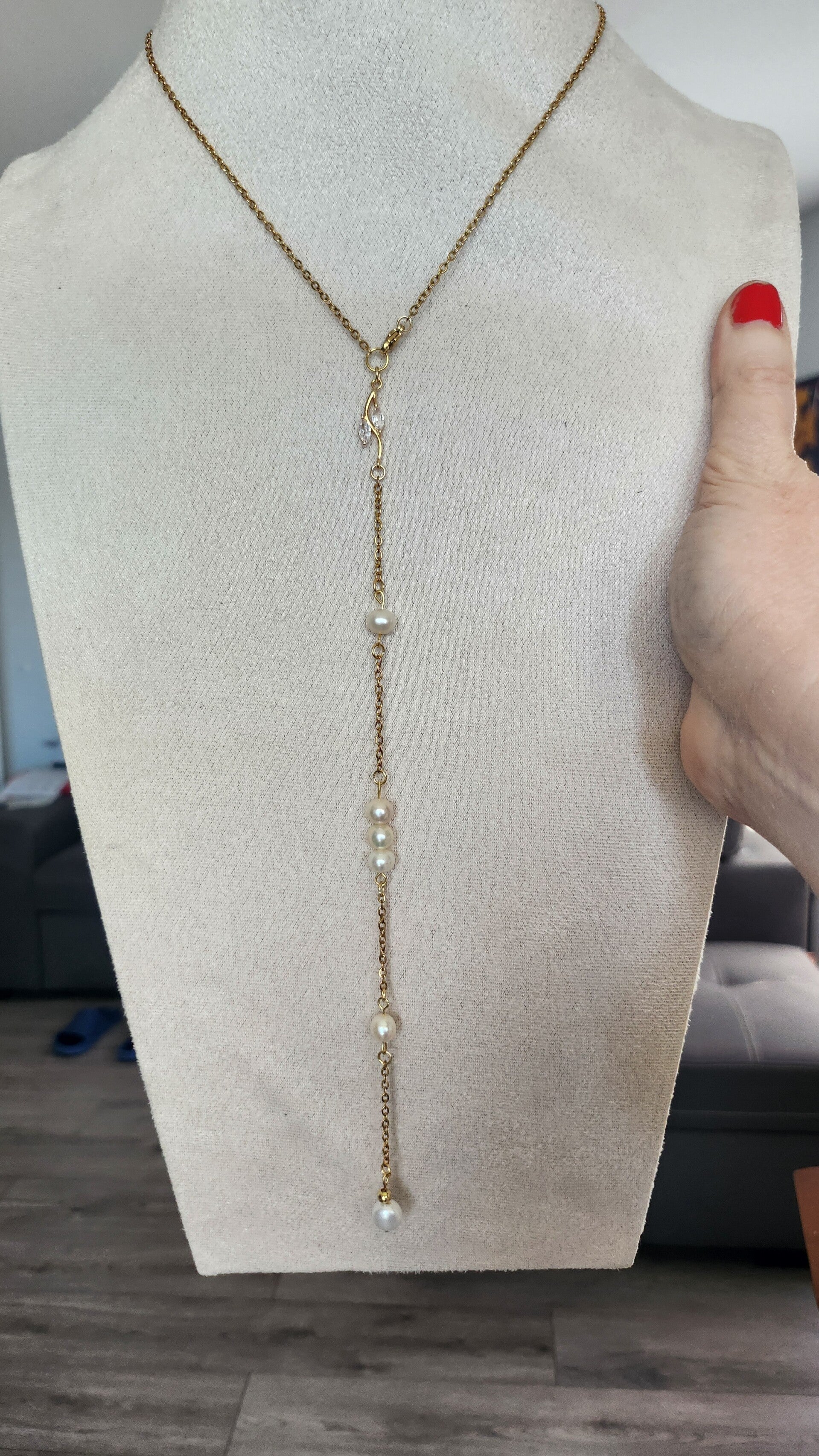 collier de dos mariage , collection " Éclat d' Amour " 🌹