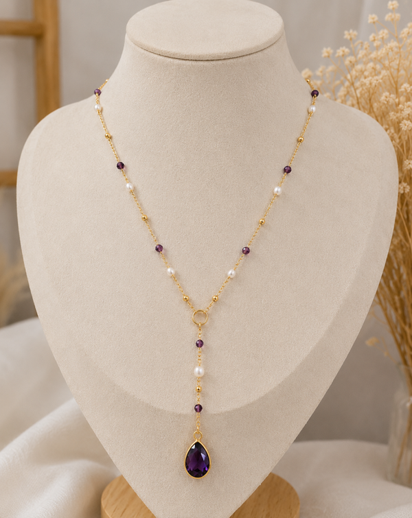 Collier en Y artisanal