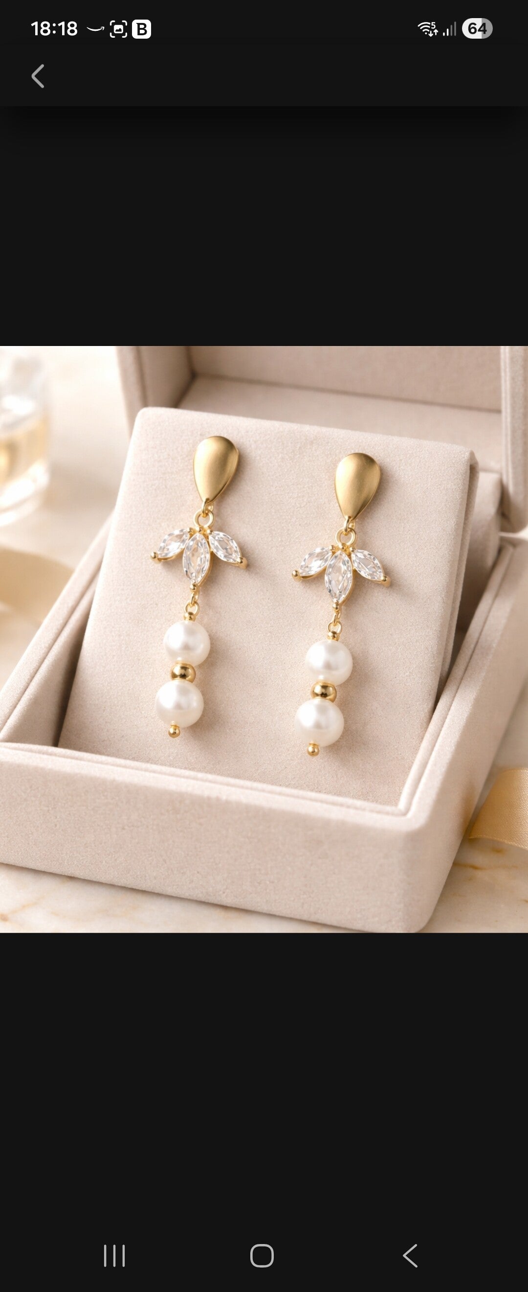 Boucles d'oreilles femme en perles de culture d'eau douce