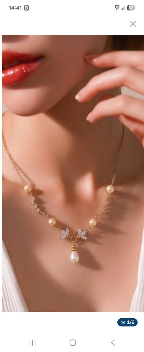 Collier de mariage perles d’eau douce
