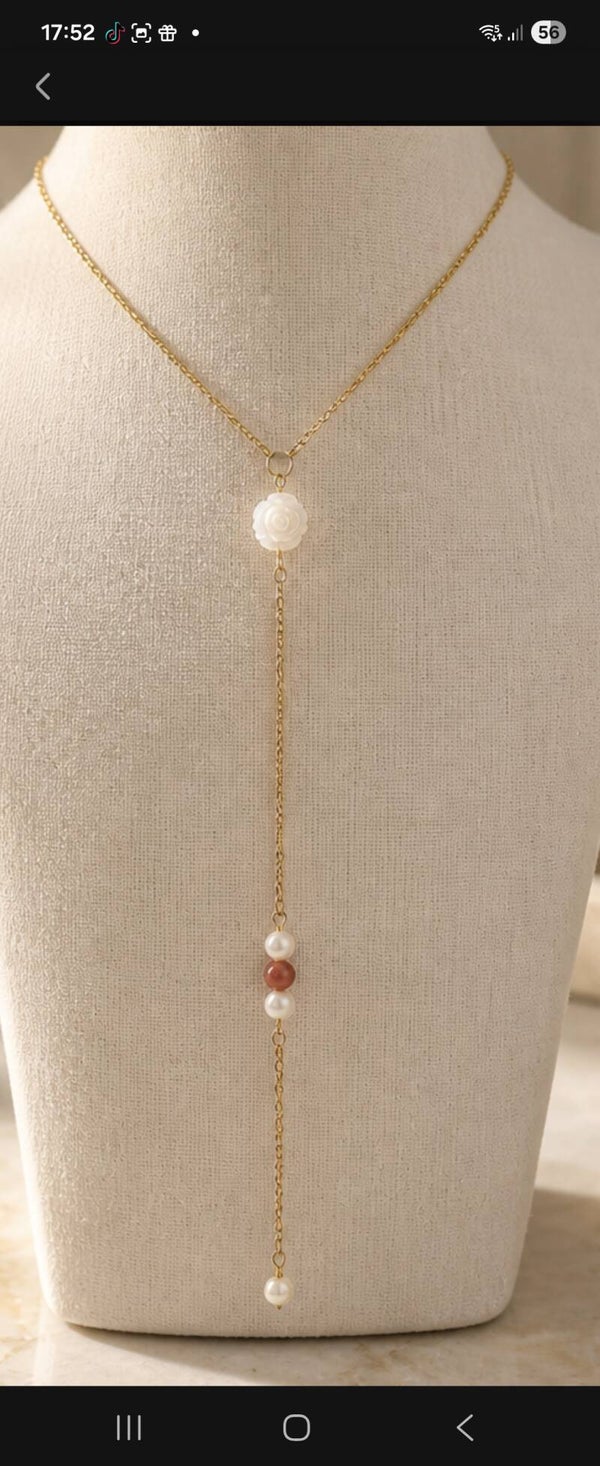 collier de dos mariage , collection " Colibri
