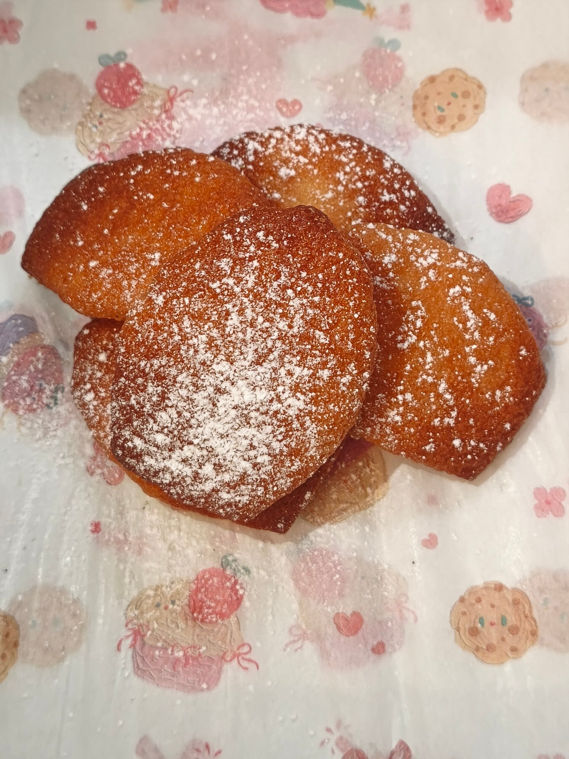 Madeleines goût fraise Sachet de 6